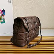 Kitlife Prada Nappa Leather Prada Spectrum Bag Brown - 27 × 18.5 × 9cm - 3
