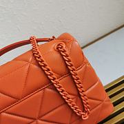 Kitlife Prada Nappa Leather Prada Spectrum Bag Orange - 27 × 18.5 × 9cm - 4