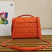 Kitlife Prada Nappa Leather Prada Spectrum Bag Orange - 27 × 18.5 × 9cm - 6
