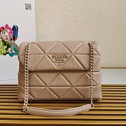 Kitlife Prada Nappa Leather Prada Spectrum Bag Beige - 27 × 18.5 × 9cm - 1