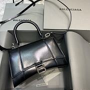 Kitlife Balenciaga Black Hourglass Top Handle Bag Medium - 23-10-14cm - 1