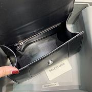 Kitlife Balenciaga Black Hourglass Top Handle Bag Medium - 23-10-14cm - 4