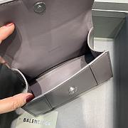 Kitlife Balenciaga Grey Hourglass Top Handle Bag Small - 19x8x11 cm - 4