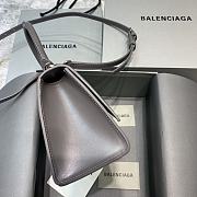 Kitlife Balenciaga Grey Hourglass Top Handle Bag Medium - 23-10-14cm - 3