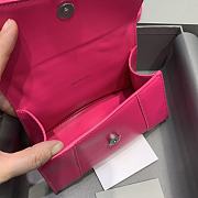 Kitlife Balenciaga Pink Hourglass Top Handle Bag Small - 19x8x11 cm - 6