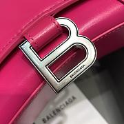 Kitlife Balenciaga Pink Hourglass Top Handle Bag Small - 19x8x11 cm - 5