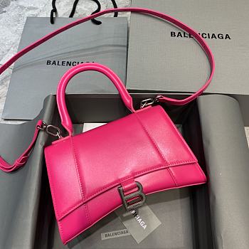 Kitlife Balenciaga Pink Hourglass Top Handle Bag Medium - 23-10-14cm