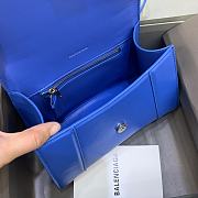 Kitlife Balenciaga Blue Hourglass Top Handle Bag Medium - 23-10-14cm - 6