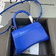 Kitlife Balenciaga Blue Hourglass Top Handle Bag Medium - 23-10-14cm - 5