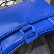 Kitlife Balenciaga Blue Hourglass Top Handle Bag Medium - 23-10-14cm - 2