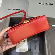 Kitlife Balenciaga Red Hourglass Top Handle Bag Small - 19x8x11 cm - 6