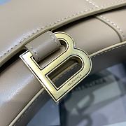 Kitlife Balenciaga Beige Hourglass Top Handle Bag Small - 19x8x11 cm - 6