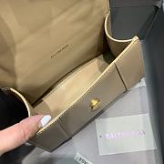 Kitlife Balenciaga Beige Hourglass Top Handle Bag Small - 19x8x11 cm - 5