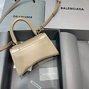 Kitlife Balenciaga Beige Hourglass Top Handle Bag Small - 19x8x11 cm - 4