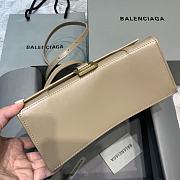 Kitlife Balenciaga Beige Hourglass Top Handle Bag Medium - 23-10-14cm - 5