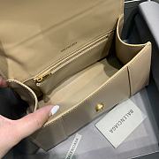Kitlife Balenciaga Beige Hourglass Top Handle Bag Medium - 23-10-14cm - 3