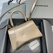Kitlife Balenciaga Beige Hourglass Top Handle Bag Medium - 23-10-14cm - 4