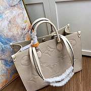 Kitlife Louis Vuitton Onthego GM White - 41x34x19cm - 5