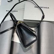 Kitlife Balenciaga Black Gold Hardware Hourglass Top Handle Bag Small - 19x8x11 cm - 6