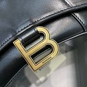 Kitlife Balenciaga Black Gold Hardware Hourglass Top Handle Bag Small - 19x8x11 cm - 5