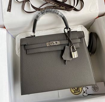 grey hermes kelly