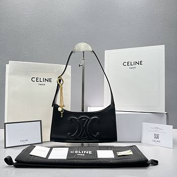 Kitlife Celine Triomphe embossed black - 60221 - 24x13x5cm