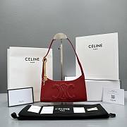 Kitlife Celine Triomphe embossed red - 60221 - 24x13x5cm - 1
