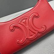 Kitlife Celine Triomphe embossed red - 60221 - 24x13x5cm - 5