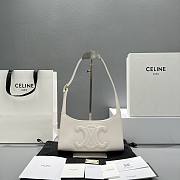 Kitlife Celine Triomphe embossed white - 60221 - 24x13x5cm - 1