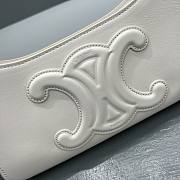 Kitlife Celine Triomphe embossed white - 60221 - 24x13x5cm - 5