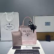 Kitlife Prada Small sequined mesh tote alabaster pink bag - 22x20x18cm - 1
