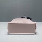 Kitlife Prada Small sequined mesh tote alabaster pink bag - 22x20x18cm - 5
