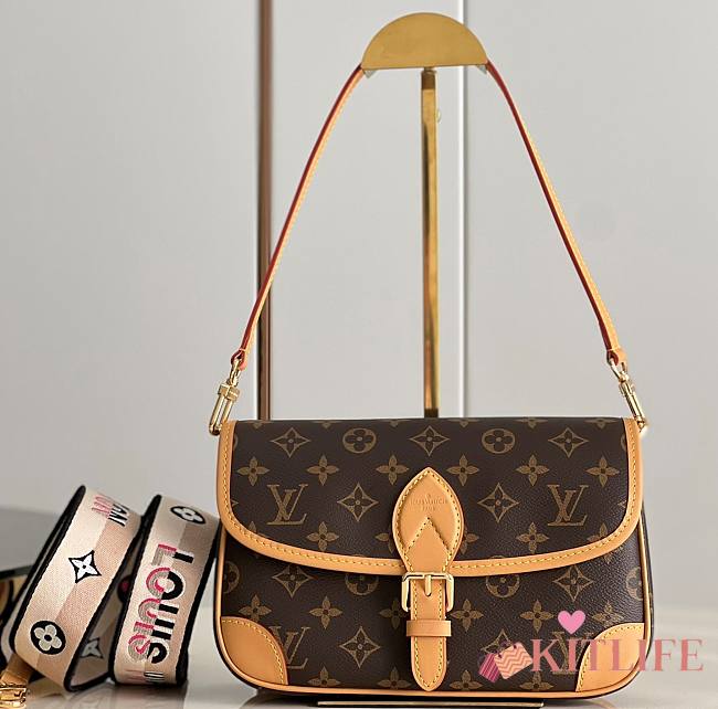 Kitlife Louis Vuitton Diane Monogram Canvas Black - M46049 - 25.0 × 9.0 × 15.0 cm - 1