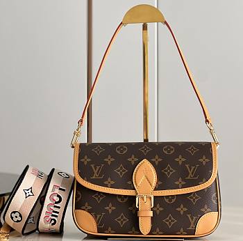 Kitlife Louis Vuitton Diane Monogram Canvas Black - M46049 - 25.0 × 9.0 × 15.0 cm