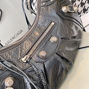 Kitlife Balenciaga Le Cagole Leather Shoulder Bag Black - 33×9×16cm - 5