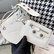 Kitlife Balenciaga Le Cagole Small Leather Shoulder Bag White - 26×7×16cm - 4