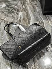 Kitlife YSL Shopping Tote Bag Calf Leather Black - 394195 - 38×28×13cm - 3
