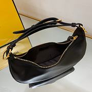 Kitlife Fendigraphy Small Black Nero leather bag - 8BR798 - 29x24.5x10cm - 5