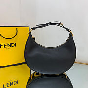 Kitlife Fendigraphy Small Black Nero leather bag - 8BR798 - 29x24.5x10cm - 6