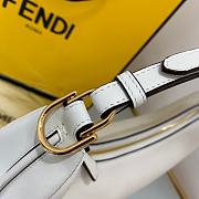 Kitlife Fendigraphy Small White Bianco leather bag - 8BR798 - 29x24.5x10cm - 4