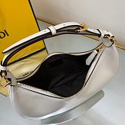 Kitlife Fendigraphy Small White Bianco leather bag - 8BR798 - 29x24.5x10cm - 3