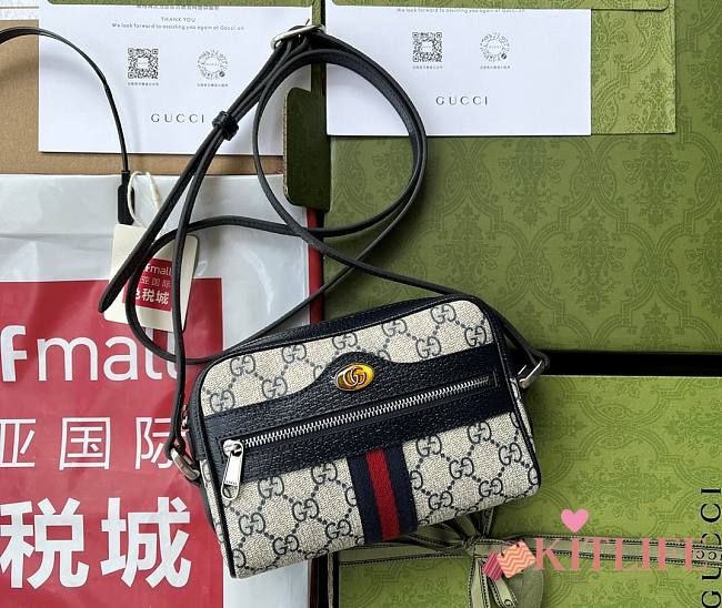 Kitlife Gucci Ophidia Blue GG small crossbody bag - 680580 - 17.5x17x5.5cm - 1