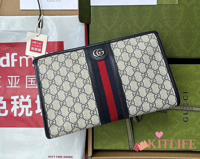Kitlife Gucci Ophidia Blue GG toiletry case - 598234 - 28.5x18x9cm - 1