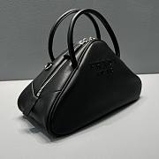 Kitlife Prada Black Leather Triangle bag - 1BB082 - 26x15x12cm - 3