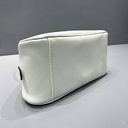 Kitlife Prada White Leather Triangle bag - 1BB082 - 26x15x12cm - 3