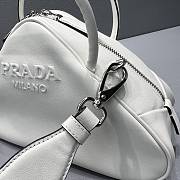 Kitlife Prada White Leather Triangle bag - 1BB082 - 26x15x12cm - 6