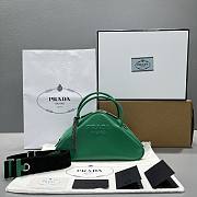 Kitlife Prada Green Mango Leather Triangle bag - 1BB082 - 26x15x12cm - 1