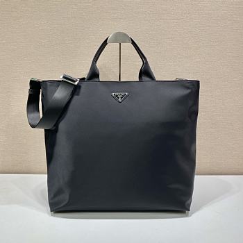 Kitlife Prada Nylon and Leather Tote Bag - VG086 - 40x38x16cm