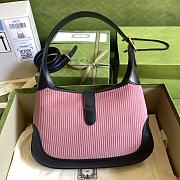 Kitlife Gucci Jackie 1961 small shoulder bag pink corduroy -  ‎636706 - 28x19x4.5c - 3