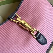 Kitlife Gucci Jackie 1961 small shoulder bag pink corduroy -  ‎636706 - 28x19x4.5c - 2